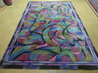 6' X 9' Modern Tibetan Nepal Art Deco Chinese Hand Knotted Wool Rug Abstract Nice - Jewel Rugs