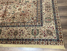 8.8 x 10 Karastan Tabriz Medallion Rug #900-909, Karastan Samovar Teawash Rug, Vintage Discontinued Karastan Wool Carpet, Living Room Rug - Jewel Rugs