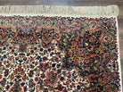 Karastan Floral Kirman Rug #742, Wool Karastan Carpet 5.9 x 9, Original Collection 700 Series, Vintage Discontinued Oriental Area Rug 6x9 - Jewel Rugs