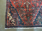 3' X 6' Antique Handmade India Floral Oriental Wool Rug Veg Dyes Red Nice - Jewel Rugs