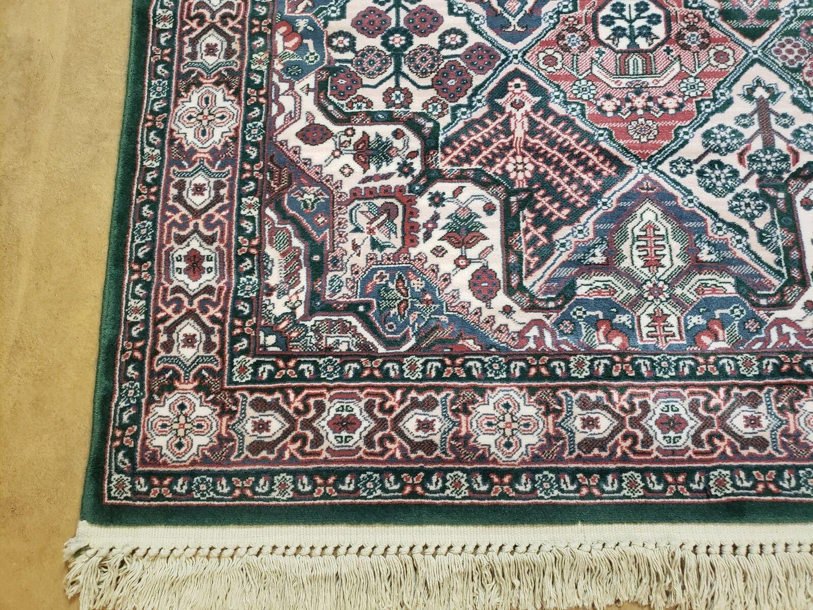 4' 1" X 5' 7" Karastan 500-1123 Green Joshagan Wool Rug Belgium Kara Shah - Jewel Rugs