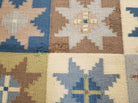 6' X 8' Scandinavian Kilim Flat Wool Rug Swedish Modern Contemporary Earth Color - Jewel Rugs