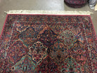 6' X 9' Karastan Kirman Multicolor Panel # 717 American Wool Area Rug - Jewel Rugs