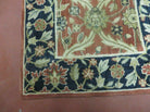 2' 6" X 9' 4" Vintage Machine Made Turkey Floral Oushak Wool Runner Rug Nice - Jewel Rugs