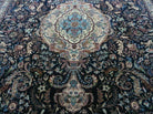 8' X 11' Vintage Handmade Chinese Oriental Allover Wool Rug Carpet Deer Blue - Jewel Rugs