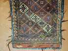 13" X 36" Antique Handmade Caucasian Shahsavan Wool Area Saddlebag Rug Collectible Nice - Jewel Rugs