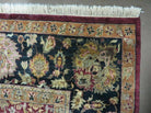 10' X 14' Vintage Handmade Indian Agra Wool Rug - Jewel Rugs