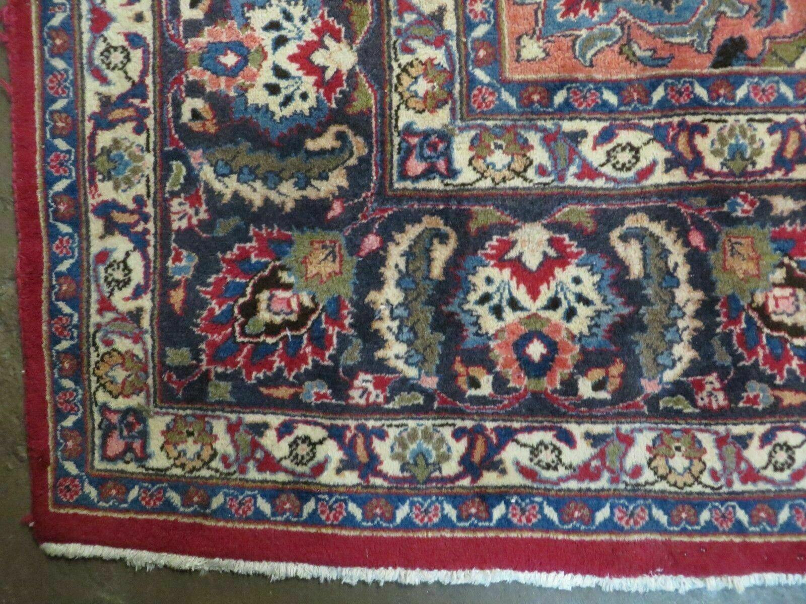 10' X 13' Vintage Handmade Indian Amritsar Wool Rug Carpet Nice - Jewel Rugs