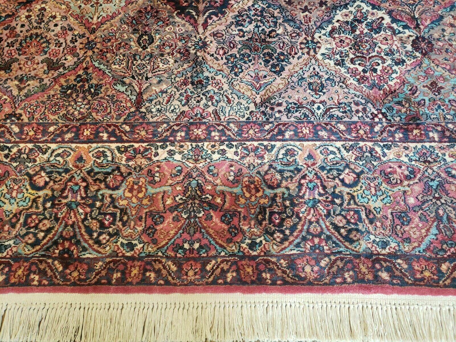 8' 8" X 12' Karastan Multicolor Panel Kirman # 717 Wool Rug American Beauty - Jewel Rugs