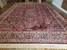 10' X 14' Karastan #700 Red Sarouk # 785 Wool RUG American Made Beauty - Jewel Rugs