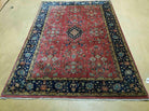 4' X 6' Fine Handmade India Agra Floral Oriental Wool Rug Carpet Beauty Red Wow - Jewel Rugs