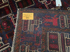 4x6 Handmade Balouch War Afghan Tribal Rug Organic Dyes Helicopter Tank Airplane - Jewel Rugs