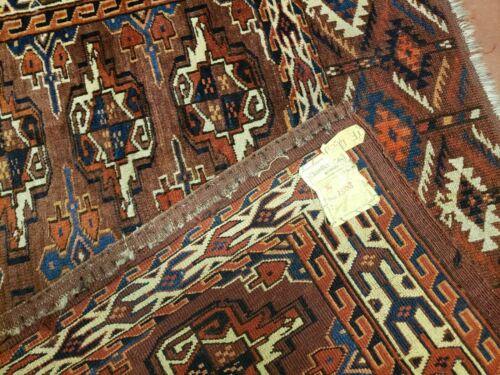 31" X 48" Antique Handmade Yamud Turkoman Yomud Chuval Wool Rug Carpet Nice - Jewel Rugs