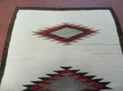 2.5' x 4' Incredible American Indian Blanket Navajo Navaho Wool Rug Diamonds - Jewel Rugs