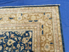 12 x 18 Hand-Knotted Vintage Palace Sized Pak Peshawar Dark Blue Oversized Rug - Jewel Rugs