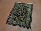 2 X 2 Antique Handmade Wool Rug Mat Allover Organic Dyes Small Oriental Rug - Jewel Rugs