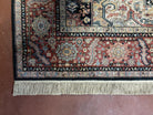 8' 8" x 10' 6" Karastan American Made Navy Heriz Wool Rug Pattern # 700/ 701 - Jewel Rugs