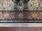 8' 8" x 10' 6" Karastan American Made Navy Heriz Wool Rug Pattern # 700/ 701 - Jewel Rugs