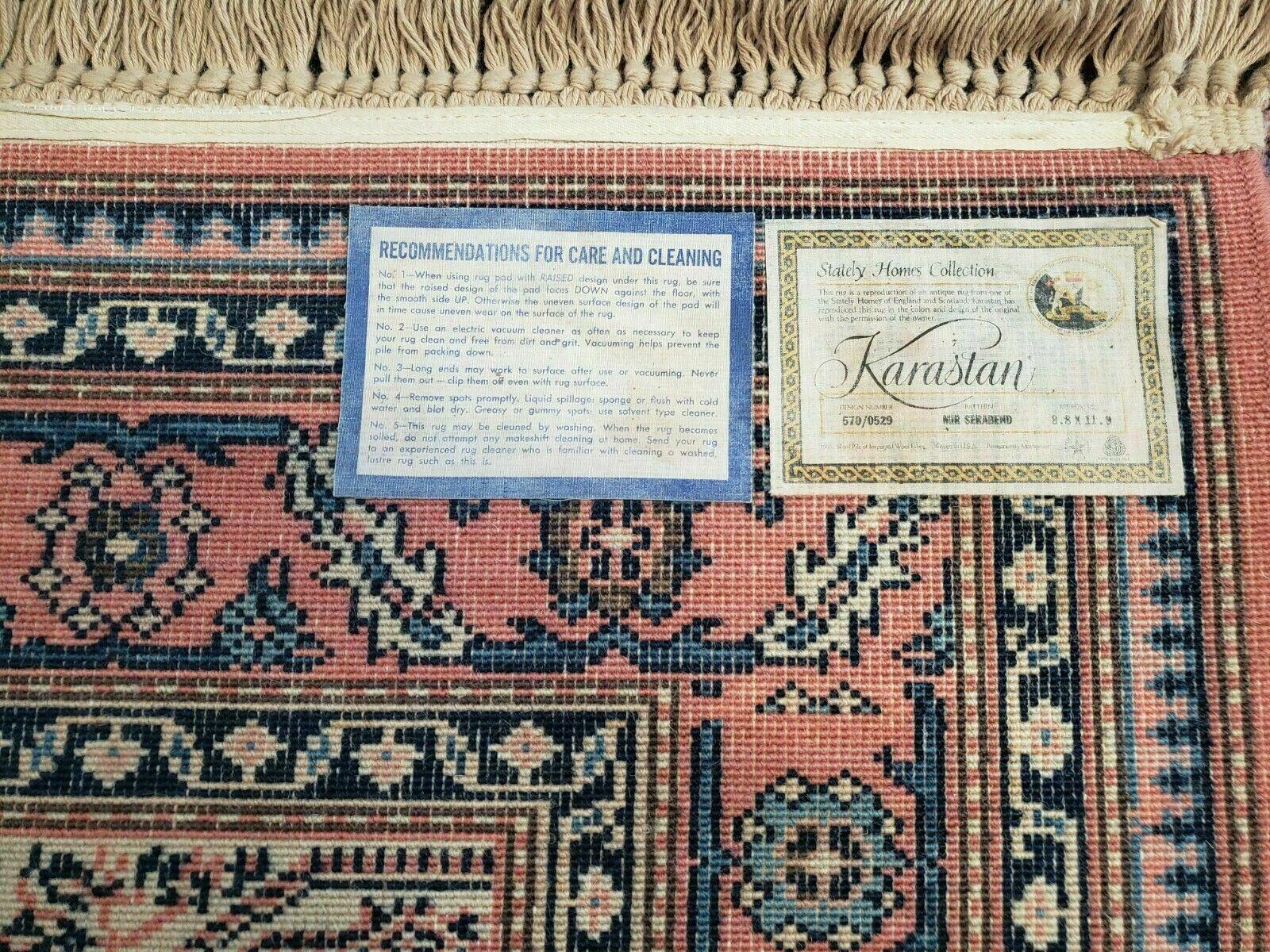 8' 8" X 11' 9" Karastan Mir Seraband 570/0529 Wool Rug Gorgeous Wow - Jewel Rugs