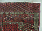 4' X 5' Antique Handmade Fine Tekkeh Turkoman Engsi Hatchli 4 Seasons Wool Rug - Jewel Rugs