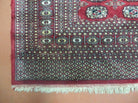 6' X 9' Vintage Handmade Bokhara Turkoman Pakistan Wool Rug Carpet Red Nice - Jewel Rugs