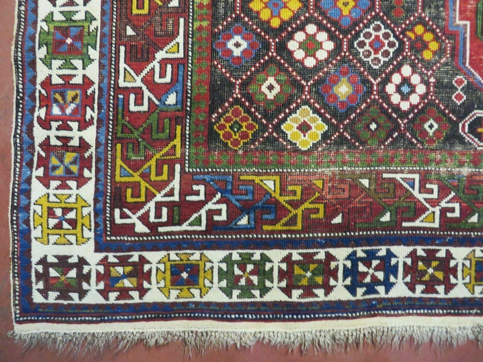 6' X 11' Antique Handmade Caucasian Kuba Shirvan Wool Rug Runner Collectible Nice - Jewel Rugs