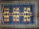 3' X 4' Vintage Handmade Balouchi Balouch Tribal Wool Rug Nice - Jewel Rugs