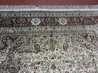 6' X 9' Vintage Handmade Fine India Kashmiri Silk Rug Hand Knotted Carpet Nice - Jewel Rugs