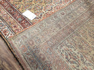 3' 2" X 6' 11" Antique Handmade Wool India Oriental Short Runner Rug Camel Hair - Jewel Rugs