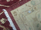 10' X 14' Vintage Handmade PESHAVAR CHOBI Pakistani Agra Wool Carpet Nice - Jewel Rugs