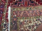 3' 9" X 10'8" Vintage Handmade Turkish Wool Runner Rug Red Nice - Jewel Rugs