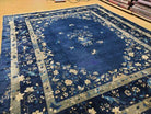 8' X 10' Antique Hand Made Art Deco Nichols Peking Chinese Rug Carpet Blue Nice - Jewel Rugs