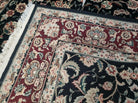 6' X 9' Vintage Oriental Fine Floral Handmade Wool Silk Rug Vegetable Dyes Nice - Jewel Rugs