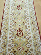 2' 10" X 11' Vintage Handmade Turkish Oushak Wool Runner Beige Oriental Rug Nice - Jewel Rugs