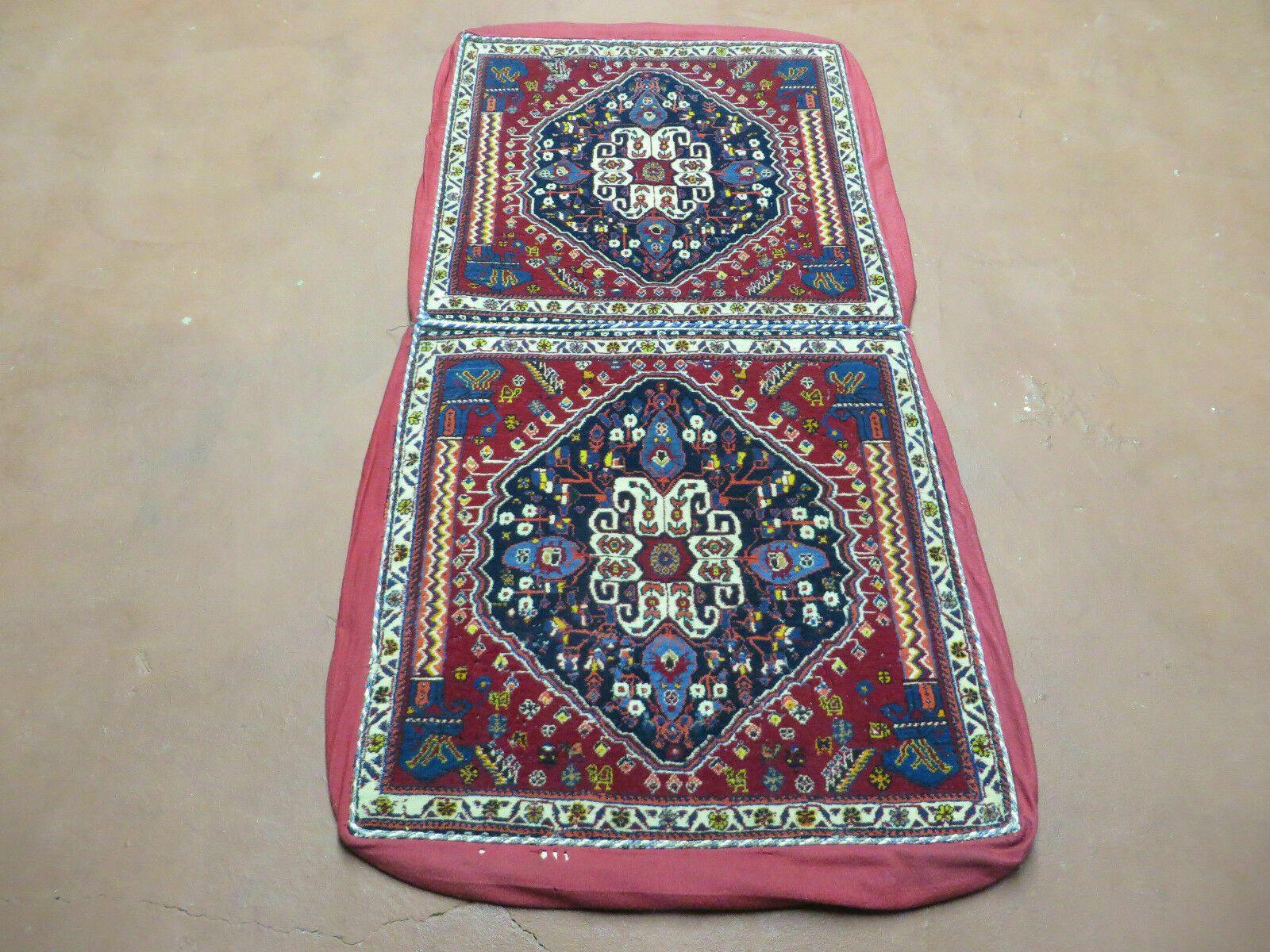 2'X 4' Antique Handmade Turkish Floral Oriental Wool Rug Pillow Case Cushion - Jewel Rugs