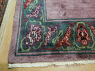 9' X 11' Tufenkian Handmade Tibetan Nepal Wool Rug Magenta Open Field Decorative Soft Rug Wow - Jewel Rugs