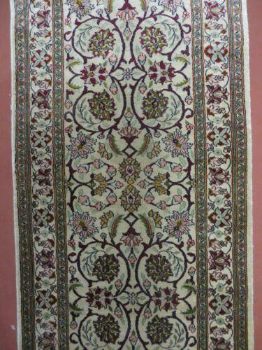 2' X 9.5' Vintage Handmade Fine Turkish Hereke Silk Rug Runner - Jewel Rugs