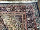 11' X 16' One-of-a-Kind Vintage Turkish Hand Made Wool Rug Hand Knotted Blue Wow - Jewel Rugs