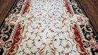 Chinese Aubusson Rug 5x8, Safavieh Area Rug 5 x 8, Hand-Tufted, Wool, Ivory Black Red, European Style Carpet, Safavieh Carpet, Elegant Rug - Jewel Rugs