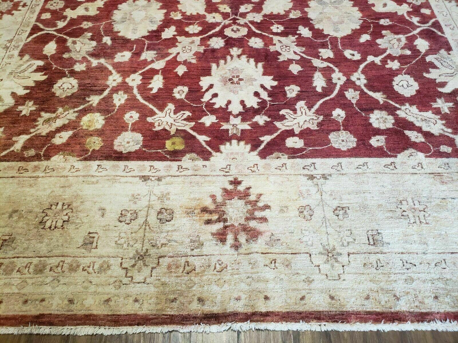 8' X 10' Handmade Peshawar Floral Oriental Wool Rug Hand Knotted Carpet Nice - Jewel Rugs