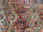 8' 8" X 15' Karastan Multicolor Panel Kirman # 717 Wool Rug American Beauty - Jewel Rugs