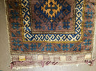 23" X 25" Antique Handmade Pakistan Balouchi Tribal Wool Rug Bag Tobreh - Jewel Rugs