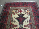 4' X 7' Vintage Handmade Pakistan Turkoman Bokhara Balouch Woven Wool Rug Nice - Jewel Rugs