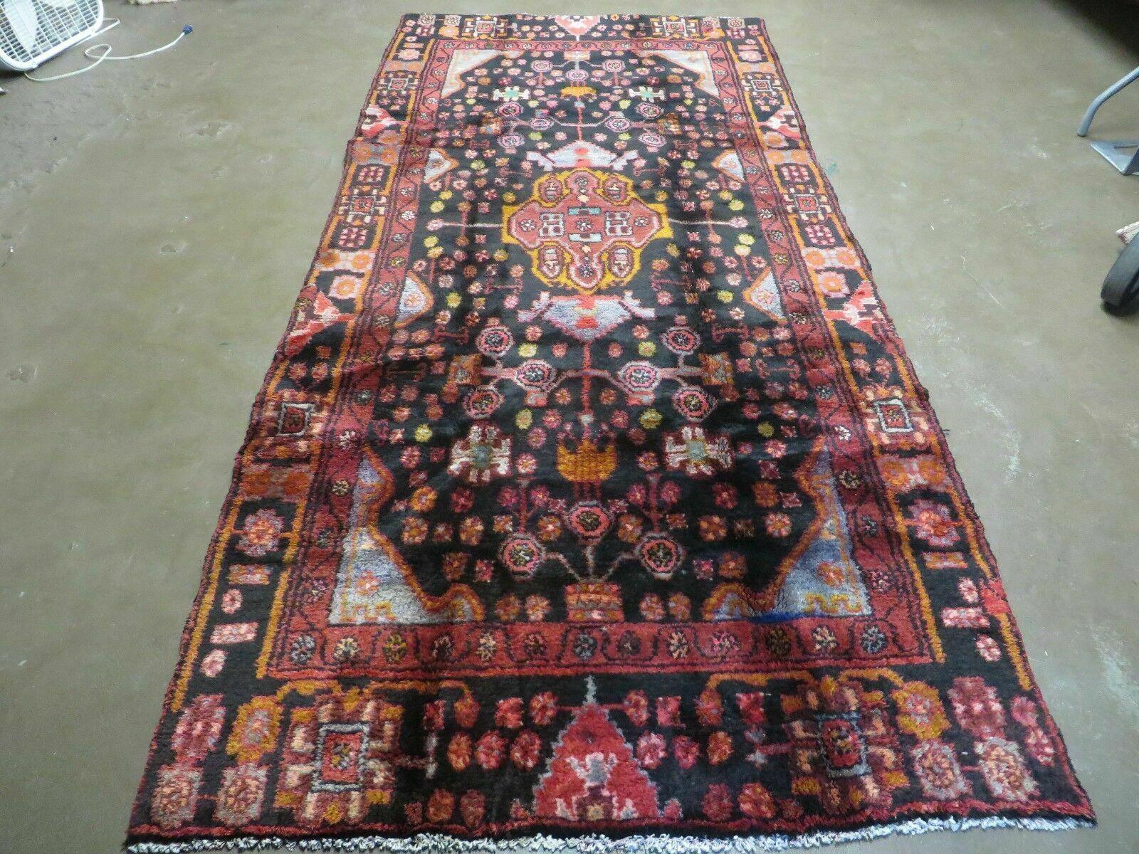 4' X 10' Antique Handmade Tribal Turkish Oriental Floral Wool Rug Organic Nice - Jewel Rugs