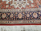 Stunning Persian Qum Silk Rug 10x13, Silk on Silk Foundation, Room Sized Hand Knotted Authentic Persian Ghom Carpet Signed Ahmadi, One of a Kind, Wow - Jewel Rugs