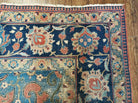 11' X 18' Antique Handmade Turkish Wool Rug Phoenix Bird Animal Pictorial Nice Blue and Red Fine Carpet - Jewel Rugs