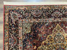 Karastan Rug 5.9 x 9 Medallion Kirman #700/718, Original Karastan Collection 700 Series, Discontinued Wool Karastan Carpet Vintage 6x9 Rug - Jewel Rugs