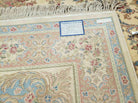 8' 8" X 12' Vintage Karastan Ivory Medallion Kirman #711 American Wool Rug - Jewel Rugs