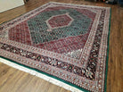 8' X 10' Vintage Handmade India Wool Rug Hand Knotted Carpet Herati Pattern - Jewel Rugs