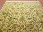 5' X 7' Vintage Machine Made Floral Oriental Wool Rug Nice Beige Traditional Style Home Décor - Jewel Rugs